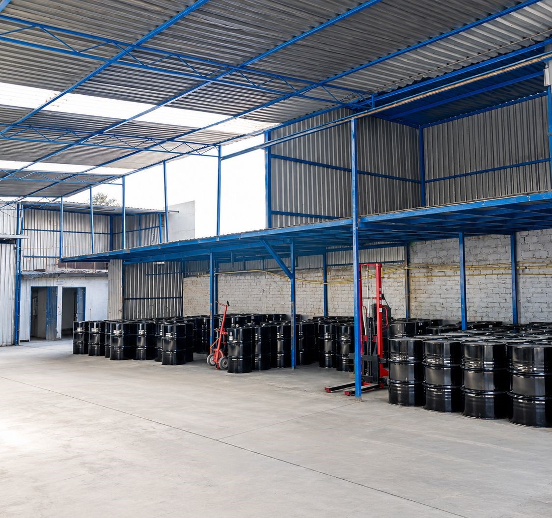 Laboratorio químico e industria